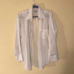 White Collar Button Up